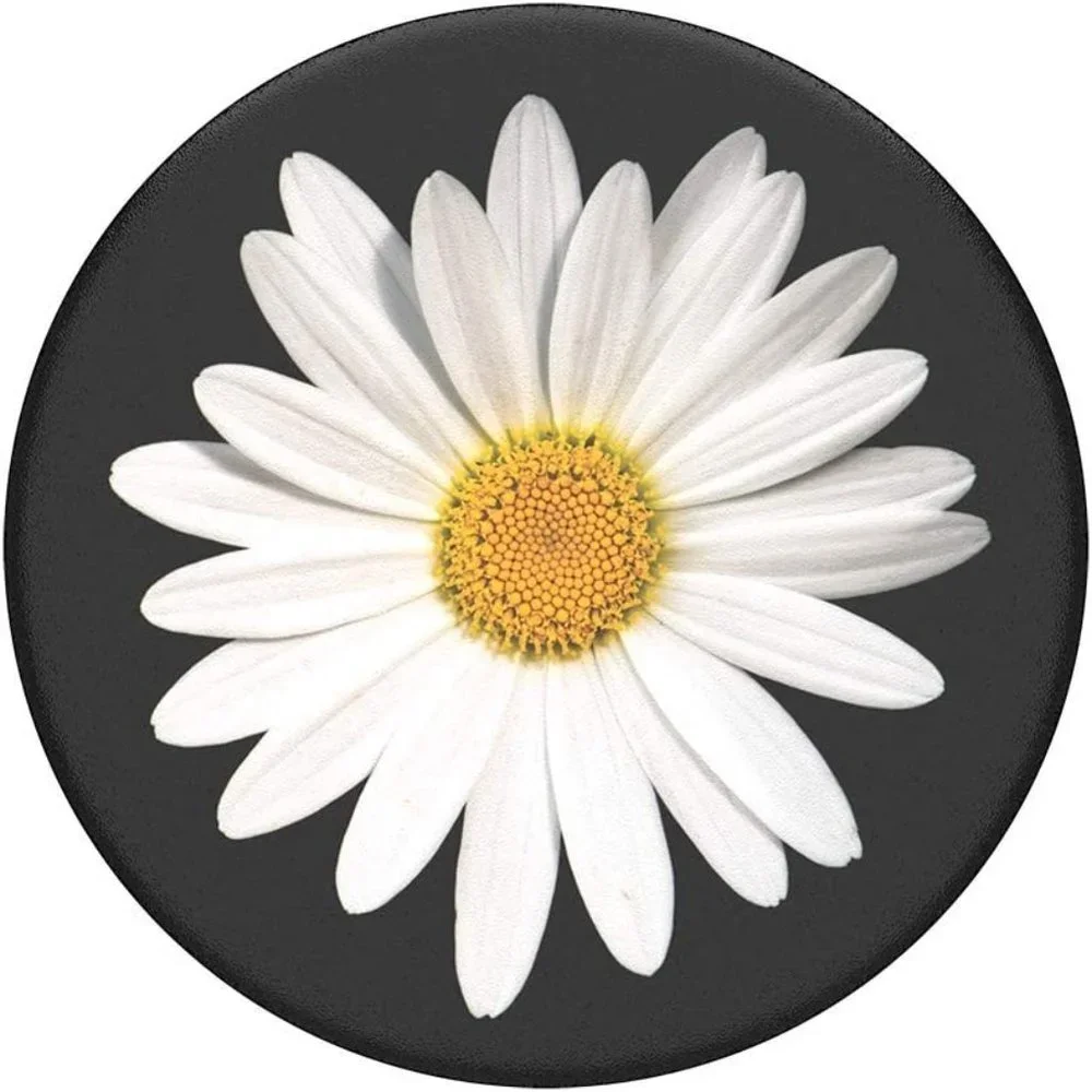 White Daisy Popsockets Single Grip & Stand Universal Phones and Tablet Holder